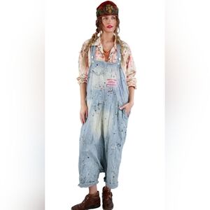 Paint Spatter Railroad Frankie Overalls